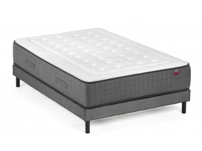 Pack Sommier à lattes BASIQUE + Matelas à ressorts Oregon 140 x 190