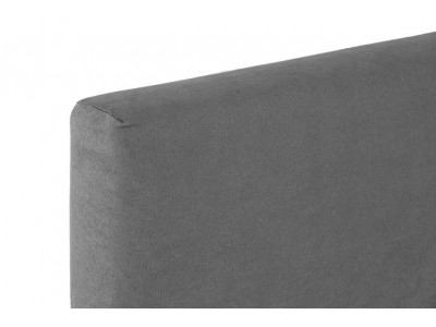Tête de lit Columbia pour lit 140 cm sans fixation tissu gris